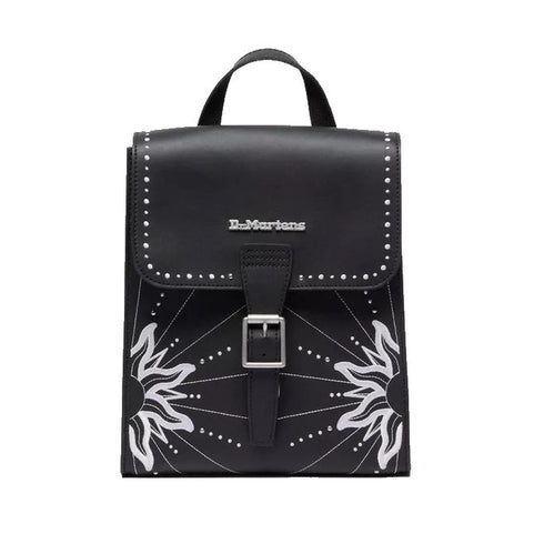Dr Martens Mini Genix Nappa Solar Flare Leather Backpack Black