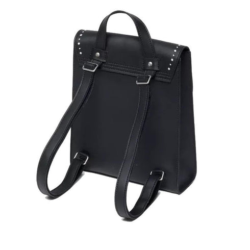 Dr Martens Mini Genix Nappa Solar Flare Leather Backpack Black