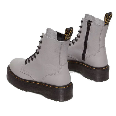 Dr Martens Jadon III Pisa Zinc Grey Leather Boot CLEARANCE Last One