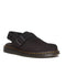 Dr Martens - Black Jorge II Black Suede Sling Back Sandal Mules CLEARANCE