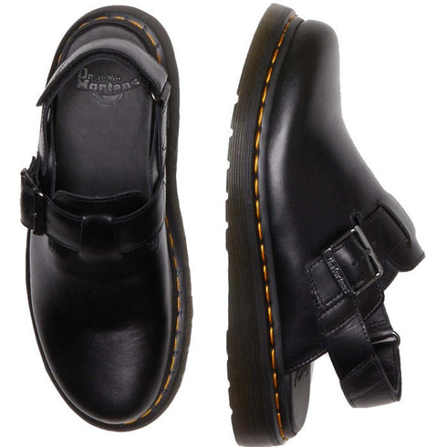 Dr Martens - Black Jorge II Black Brando Sling Back Sandal Covered Toe Mule