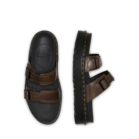 Dr Martens - Myles Dark Brown Oiled Illusion Sandal CLEARANCE