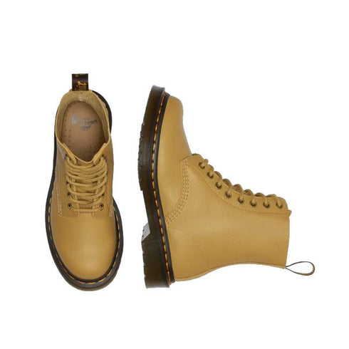 Dr Martens - 1460 Pascal Mustard Yellow Virginia Leather 8 eye Boot CLEARANCE Last One