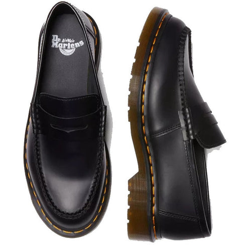 Dr Martens Loafer Penton Slip On Black Smooth Leather Mens
