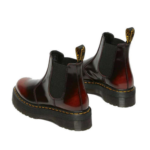 Dr Martens - 2976 Quad Cherry Red Arcadia Leather Chelsea Boot