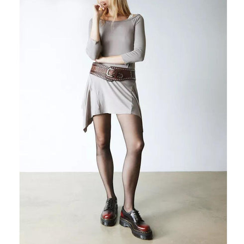 Dr Martens - 8053 Quad 4 Eye Shoe Cherry Red Arcadia Leather