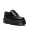 Dr Martens - 8053 Quad 5 Eye Shoe Black Polished Smooth Leather