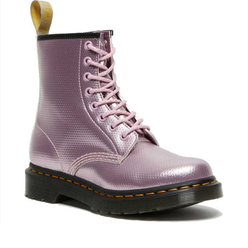Dr Martens Vegan 1460 Pink Lavender Alumix Hex Emboss CLEARANCE