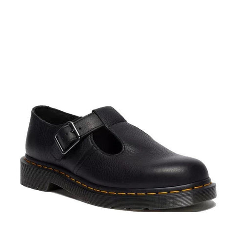 Dr Martens Polley T Bar Mary Jane Black Ambassador Leather