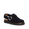 Dr Martens Kids Junior Jorgie Bronx Suede Mule Sandal Black