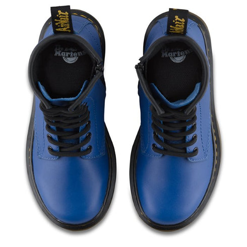 Dr Martens Kids - 1460 J Blue lace up boot with zip LAST SIZE UK 12 KIDS