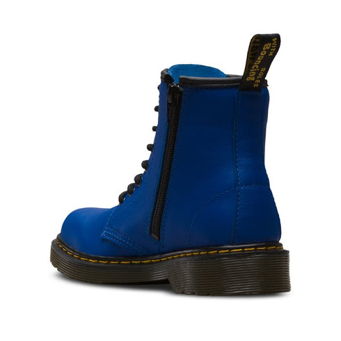 Dr Martens Kids - 1460 J Blue lace up boot with zip LAST SIZE UK 12 KIDS
