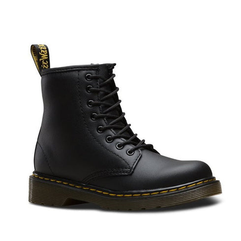 Dr Martens kids - 1460 J Black Lace Up Boot with zip