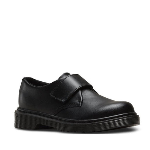 Dr Martens Kids - Kamron II Mono Velcro Junior Black School Shoe uk10-3