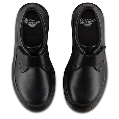 Dr Martens Kids - Kamron II Mono Velcro Junior Black School Shoe uk10-3