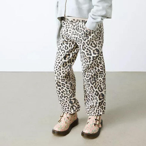 Dr Martens Kids 8065 J Cloud Cream Floral T Mary Jane Leather Shoe