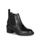 EMU Clare Leather Ankle Chelsea Block Heeled Boot Black Waterproof