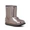 EMU Kids Brumby Gloss Silver Wool Boot Waterproof