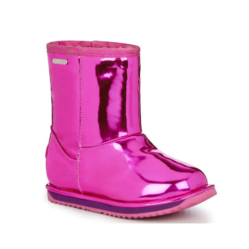 EMU Kids Brumby Gloss Pink Wool Boot Waterproof