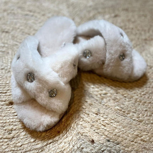 EMU Women's Mayberry GEMS Natural Luxurious Sheepskin Scuff Slipper NOT RETURNABLE