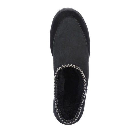 Emu Platinum Outback Scuff Black Sheepskin Slipper
