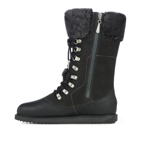 EMU Womens Waterproof Sheepskin Hi Boots Orica Grey LAST ONE Clearance