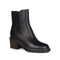 EMU Zeil Leather Calf Block Heeled Boot Black WATERPROOF