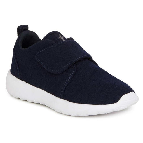 EMU - Kids Moreton Velcro Trainer Midnight Navy Wool Fabric
