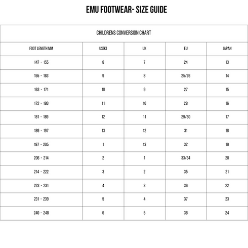 EMU - Kids - Arden WATERPROOF - Black sheepskin boots on sale