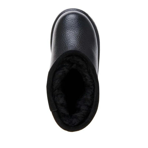 EMU - Kids -Trigg Black Waterproof Leather Wool Slip On Boot LAST ONE