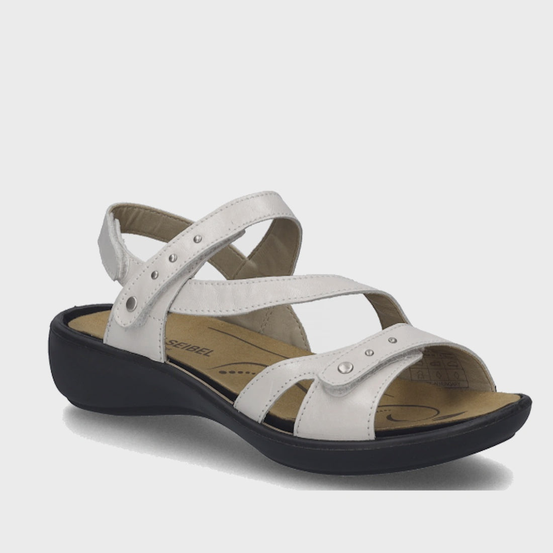 Josef Seibel Ibiza 70 Womens Leather Comfort Sandal White