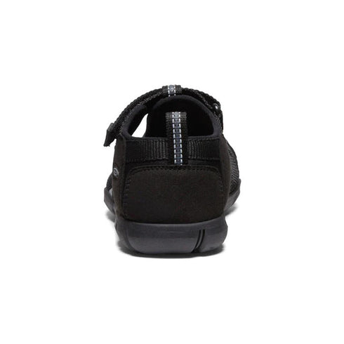 Keen Big Kids Black School Sandal - Seacamp 11 CNX - Black Sole