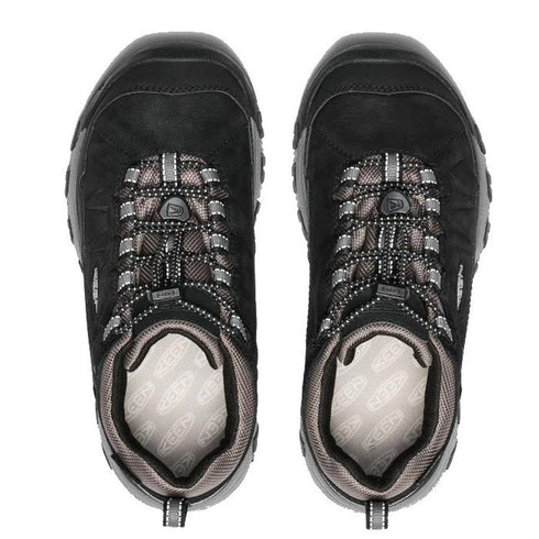Keen Youths Targhee Low Waterproof Hiker Black/Steel Grey