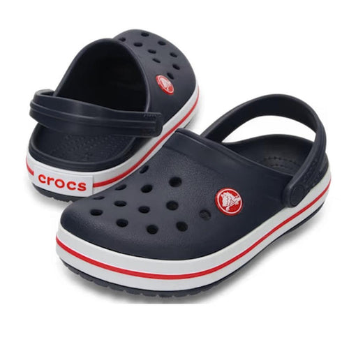 Crocs Kids - Crocband Classic Clog K Navy Red Youths