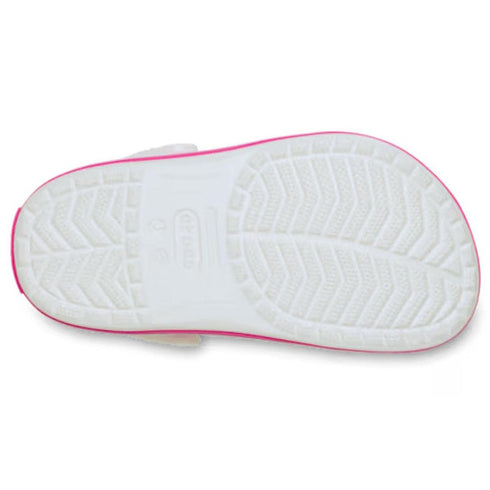 Crocs Kids - Crocband Classic Clog K White Pink Crush Youths
