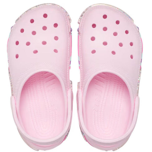 Crocs Kids - Star Sparkle Shaker Pink Classic Clog K Youths