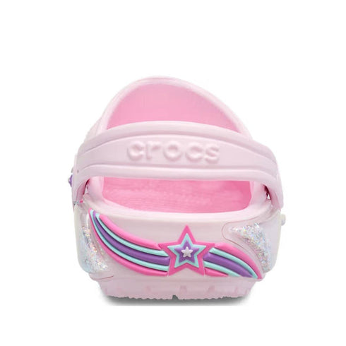 Crocs Kids - Star Sparkle Shaker Pink Classic Clog K Youths
