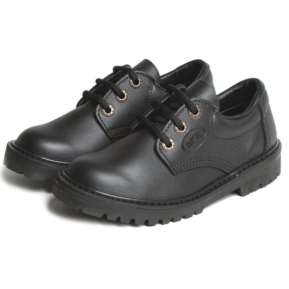 McKinlays Delta Jnr Black School Shoe Lace Up free Freight On Sale
