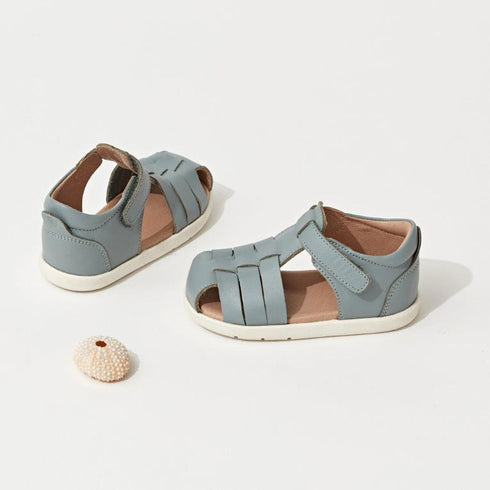 Pretty Braver Billie First Walker Sandal Closed Back Seafoam