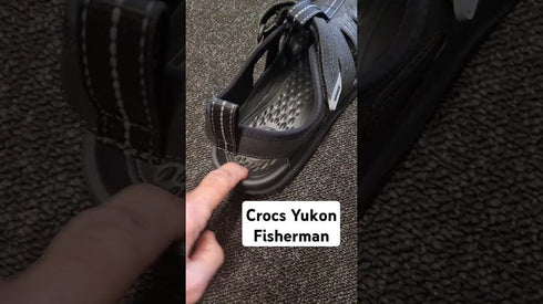 Crocs -Mens Yukon Fisherman LiteRide Clog Black