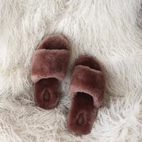 EMU Women's Mckay Sheepskin Scuff Slipper Slide Camel Beige