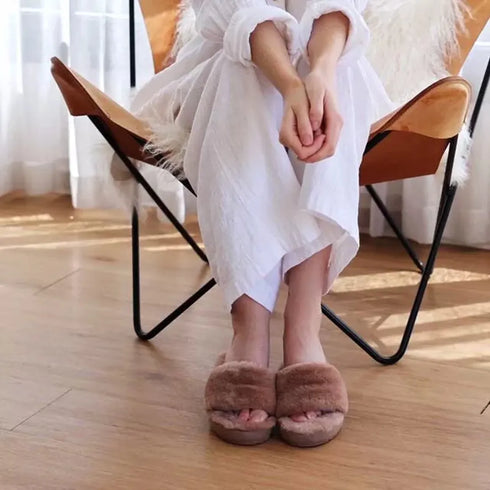 EMU Women's Mckay Sheepskin Scuff Slipper Slide Camel Beige