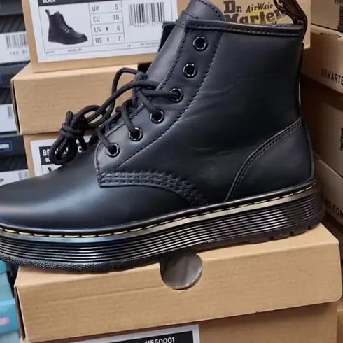 Dr Martens Brookline Chukka Boot Dark Brown Crazy Horse Leather