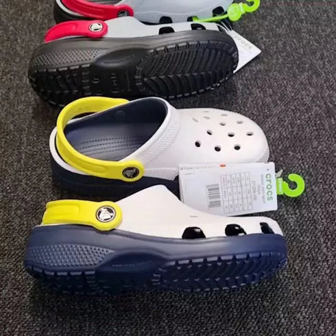 Crocs Kids - Youths Retro Sport Classic Clog K Mirage Grey Blue Sandals