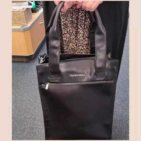 Dr Martens Black Leather Tote Bag Mayhem RB