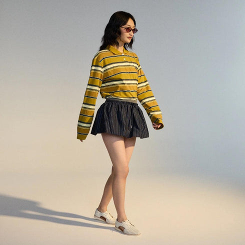 Rollie Womens Sidecut White Leather Shoe