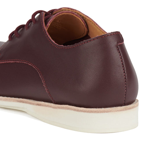 Rollie Womens Derby Super Soft Dark Cherry Leather Shoe