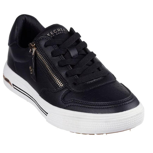 Skechers Arch Fit-Arcade Stroll'N Street Shoe Black w/Zip
