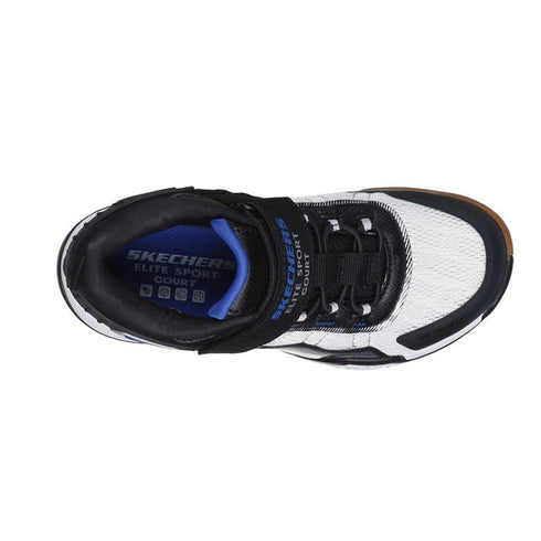 Skechers Boys Elite Sport Court Black/white