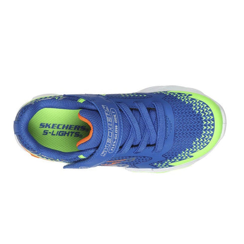 Skechers Boys Light Ups S Lights Flex Glow Bolt Blue